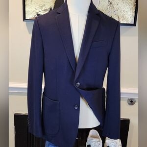 Banana Republic Navy Blue Sport Coat Size 40S